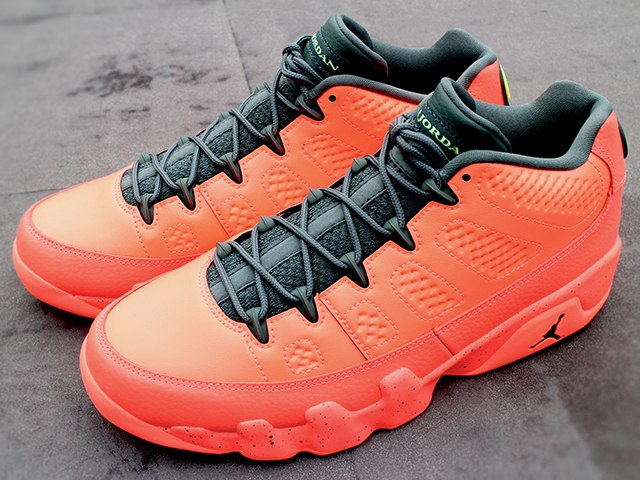 NIKE AIR JORDAN 9 RETRO LOW “BRIGHT MANGO/HASTA-GHOST GREEN” - 02