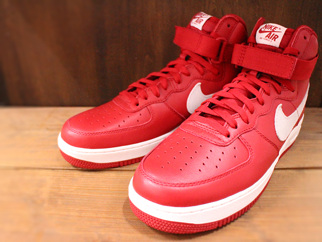 NIKE AIR FORCE 1 HIGH RETRO QS “RED/WHITE” - 01