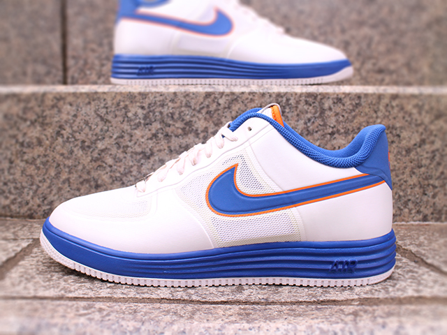 NIKE LUNAR FORCE 1 FUSE NRG “BE@RBRICK/WHITE/COLLEGE BLUE-GOLD POST” - 02