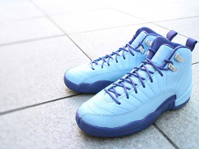 NIKE AIR JORDAN 12 RETRO GG “BLUECAP/METALLIC SILVER” - 01