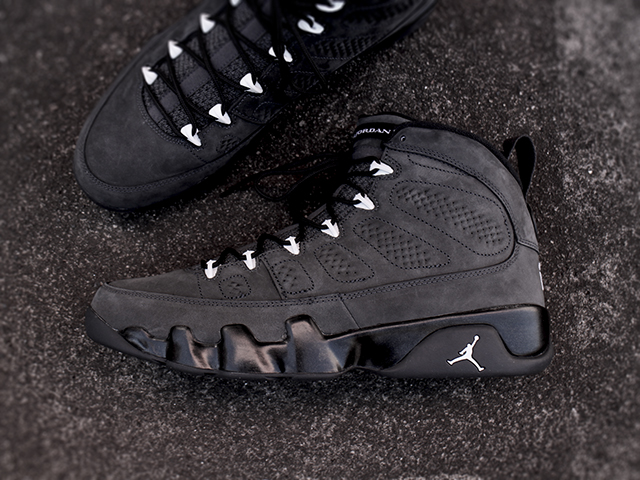 NIKE AIR JORDAN 9 RETRO “ANTHRACITE/WHITE-BLACK” - 02