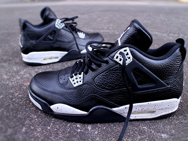 NIKE AIR JORDAN 4 RETRO LS “OREO/BLACK/TECH GREY-BLACK” - 02