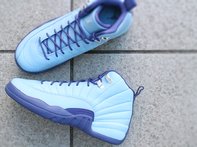 NIKE AIR JORDAN 12 RETRO GG “BLUECAP/METALLIC SILVER” - 02