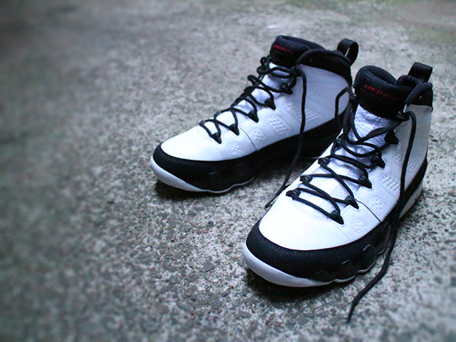 NIKE AIR JORDAN 9 RETRO “WHITE/TRUE RED-BLACK” - 01