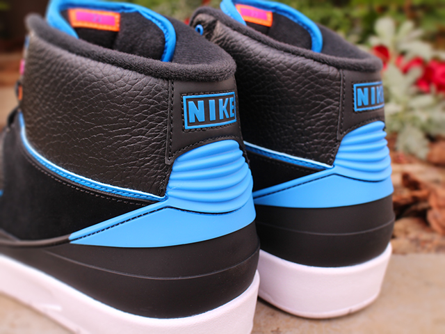 NIKE AIR JORDAN 2 RETRO “BLACK/PINK FIRE-PHOTO BLUE-ATOMIC ORANGE” - 04