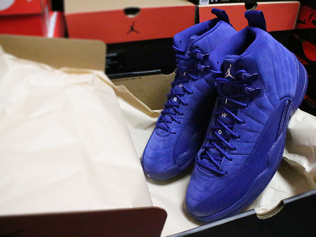 NIKE AIR JORDAN 12 RETRO “DEEP ROYAL/DEEP ROYAL-BLACK” - 01