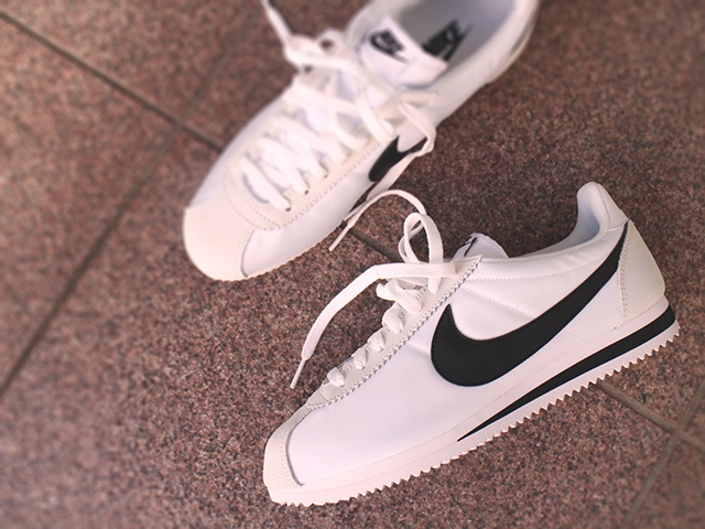 NIKE CLASSIC CORTEZ NYLON “WHITE/BLACK-LIGHT BONE” - 02