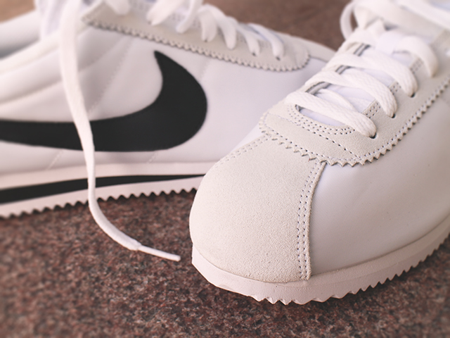 NIKE CLASSIC CORTEZ NYLON “WHITE/BLACK-LIGHT BONE” - 03