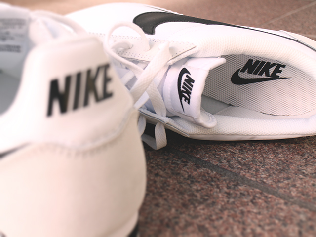 NIKE CLASSIC CORTEZ NYLON “WHITE/BLACK-LIGHT BONE” - 05