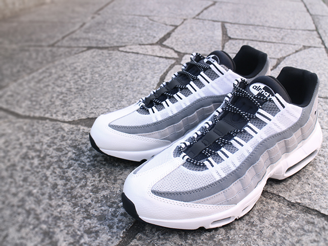 NIKE AIR MAX 95 ESSENTIAL “WHITE/BLACK-WOLF GREY” - 01