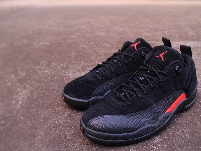 NIKE AIR JORDAN 12 RETRO LOW “BLACK/MAX ORANGE” - 01