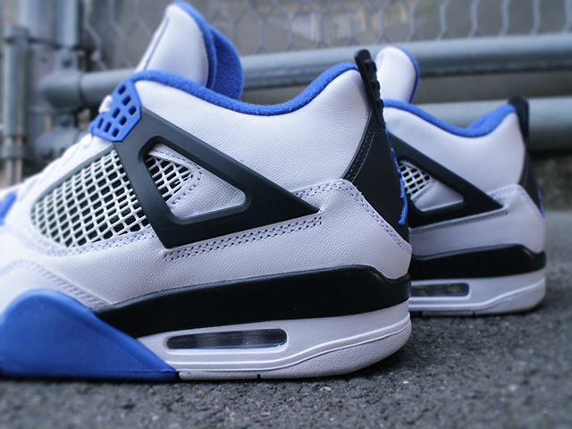 NIKE AIR JORDAN 4 RETRO “WHITE/GAME ROYAL-BLACK” - 04