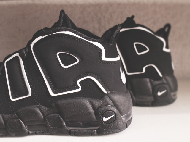 NIKE AIR MORE UPTEMPO (GS) “BLACK/WHITE-BLACK” - 03