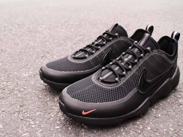 NIKE AIR ZOOM SPIRIDON ULTRA “BLACK/BLACK-BRIGHT-CRMSON” - 01