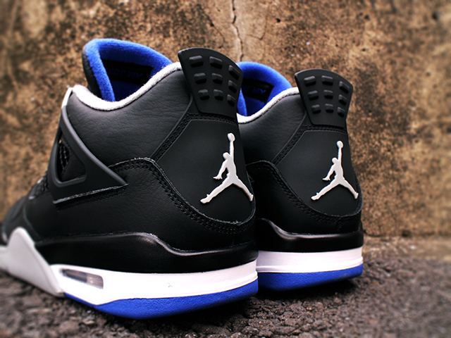 NIKE AIR JORDAN 4 RETRO “ALTERNATE MOTORSPORTS/BLACK/GAME-ROYAL-MATTE” - 04