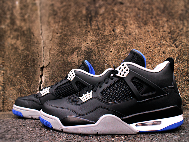 NIKE AIR JORDAN 4 RETRO “ALTERNATE MOTORSPORTS/BLACK/GAME-ROYAL-MATTE” - 02