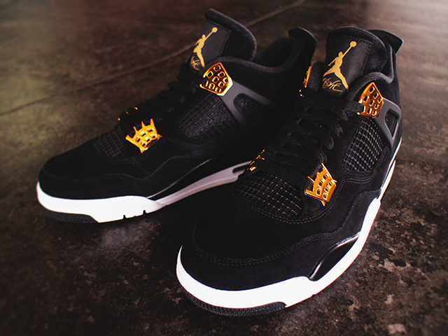 NIKE AIR JORDAN 4 RETRO “ROYALTY/BLACK/METALLIC GOLD-WHITE” - 05