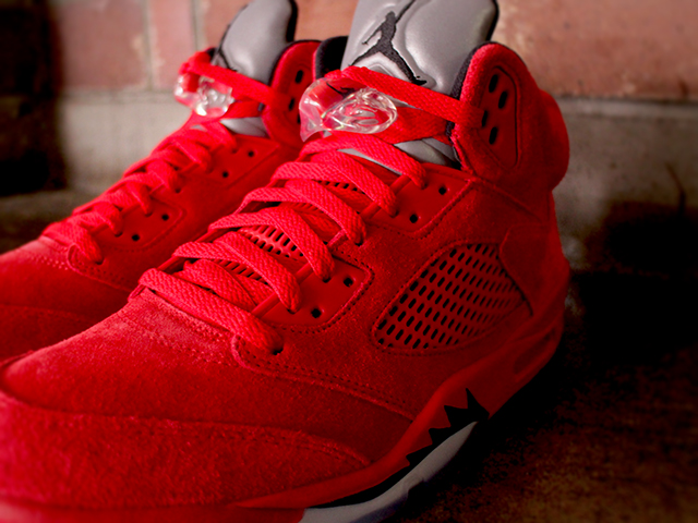 NIKE AIR JORDAN 5 RETRO “UNIVERSITY RED/BLACK” - 03