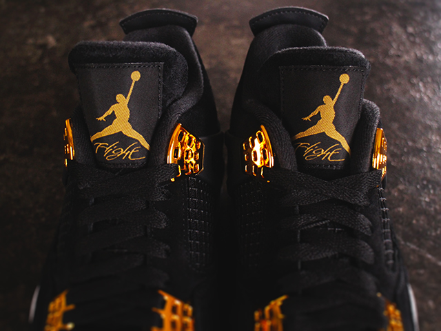 NIKE AIR JORDAN 4 RETRO “ROYALTY/BLACK/METALLIC GOLD-WHITE” - 03