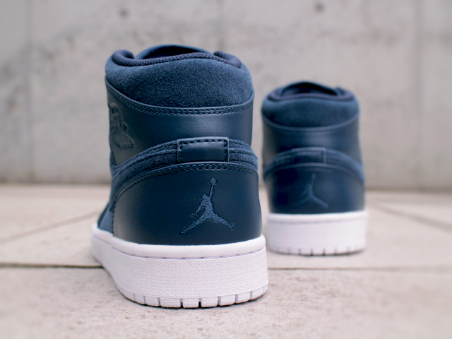 NIKE AIR JORDAN 1 MID “ARMONY NAVY/ELECTROLIME-WHITE” - 05