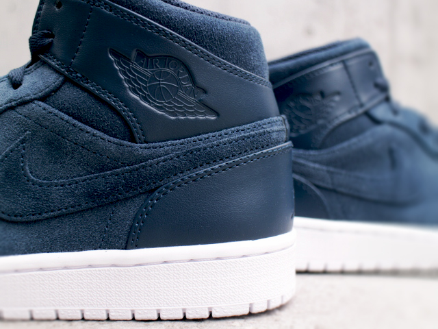 NIKE AIR JORDAN 1 MID “ARMONY NAVY/ELECTROLIME-WHITE” - 03