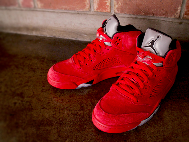 NIKE AIR JORDAN 5 RETRO “UNIVERSITY RED/BLACK” - 05