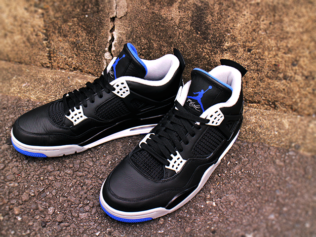 NIKE AIR JORDAN 4 RETRO “ALTERNATE MOTORSPORTS/BLACK/GAME-ROYAL-MATTE” - 05