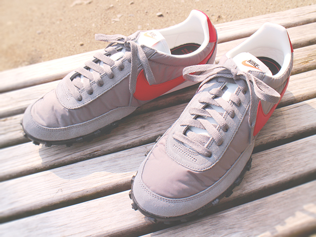 NIKE WAFFLE RACER 17 “COOL GREY/GYM RED-SUMMIT WHITE” - 05