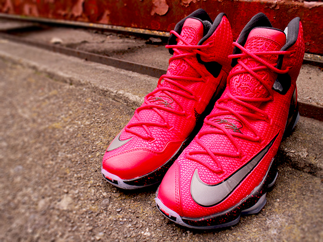 NIKE LEBRON 13 ELITE “UNIVERSITY RED/BLK-BRGHT CRMSN” - 01