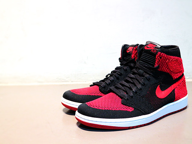 NIKE AIR JORDAN 1 RETRO HI FLYKNIT ”BRED” - 01