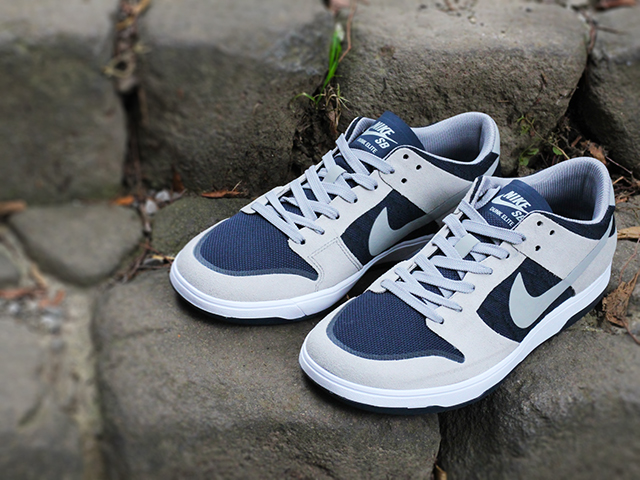 NIKE SB ZOOM DUNK LOW ELITE”MEDIUM GREY/NAVY” - 01