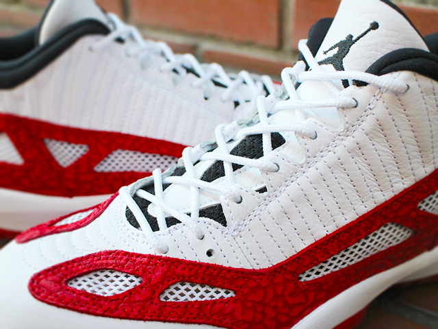 AIR JORDAN 11 RETRO LOW IE “WHITE/GYM RED 2017” - 03