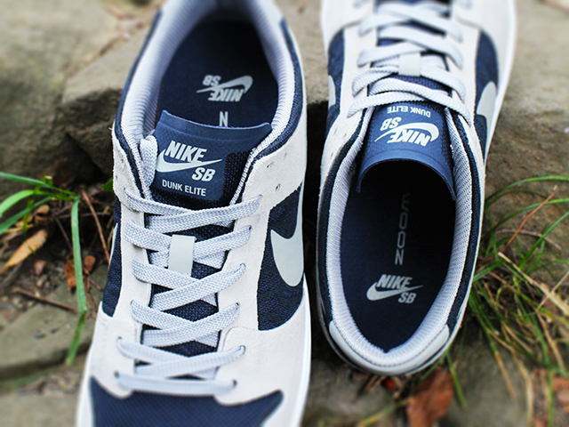 NIKE SB ZOOM DUNK LOW ELITE”MEDIUM GREY/NAVY” - 03