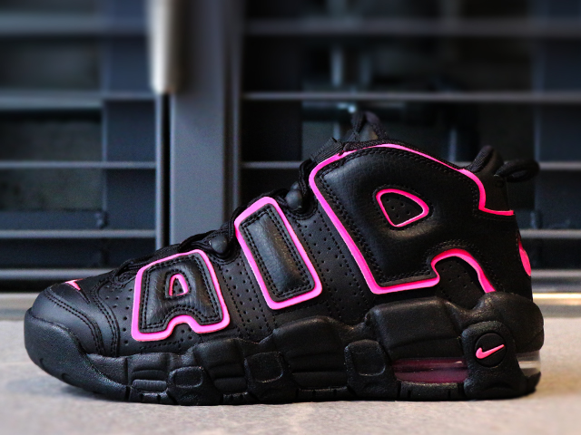 AIR MORE UPTEMPO (GS)”BLACK/PINK” - 02