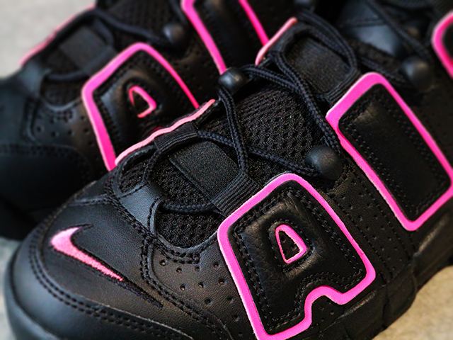 AIR MORE UPTEMPO (GS)”BLACK/PINK” - 03