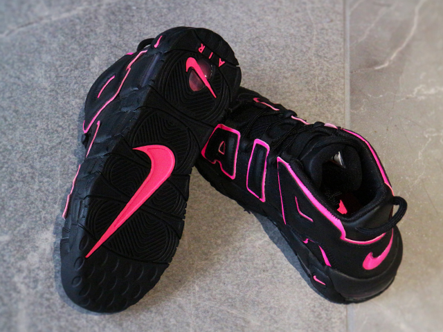 AIR MORE UPTEMPO (GS)”BLACK/PINK” - 05