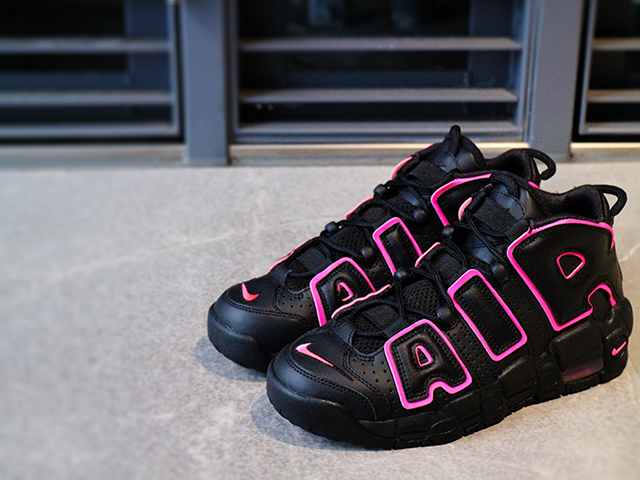 AIR MORE UPTEMPO (GS)”BLACK/PINK” - 01