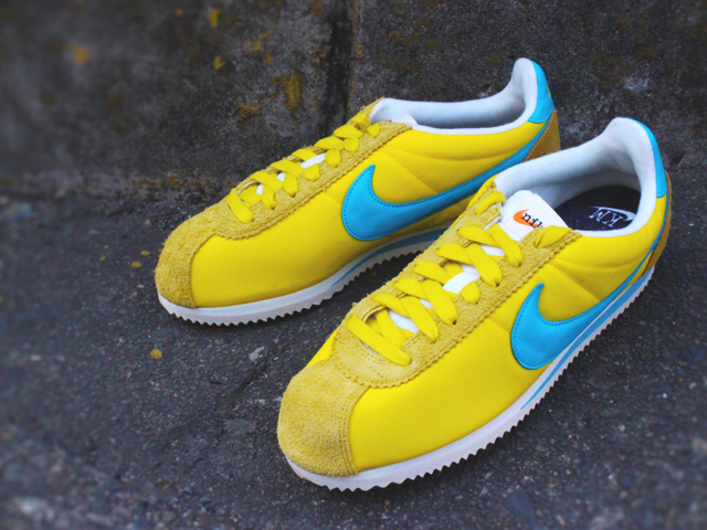 CLASSIC CORTEZ NYLON KM QS “TOUR YELLOW/BLUE” - 01