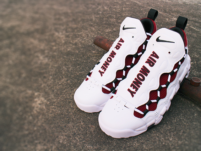 AIR MORE MONEY “WHITE/BLACK-TEAM RED” - 01