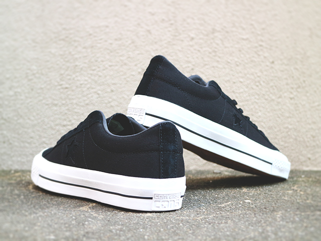 CONS ONE STAR CANVAS OX “ALMOST BLACK” - 04