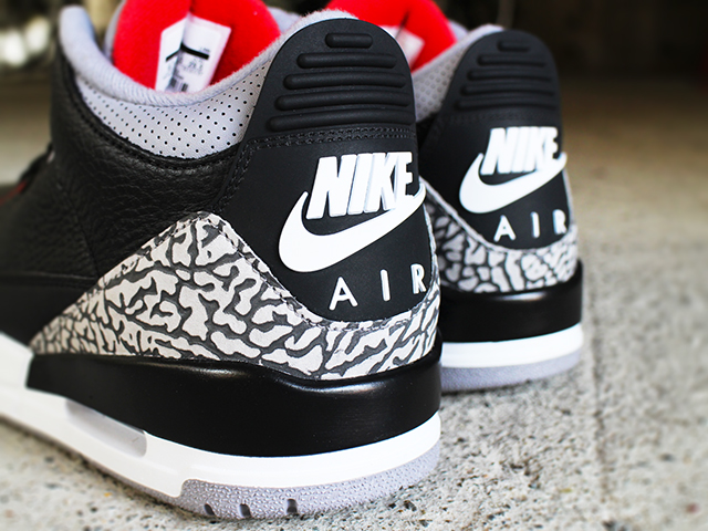 AIR JORDAN 3 RETRO OG “BLACK/FIRE RED-CEMENT 2018” - 04