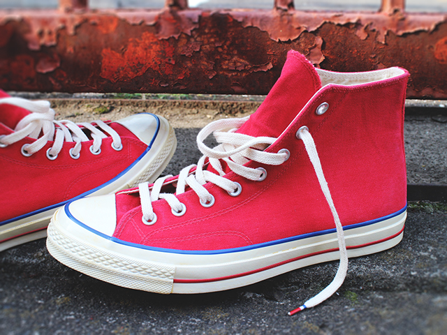 CHUCK TAYLOR ALL STAR 70 HI “VINTAGE” RED/BLUE-EGRET - 02