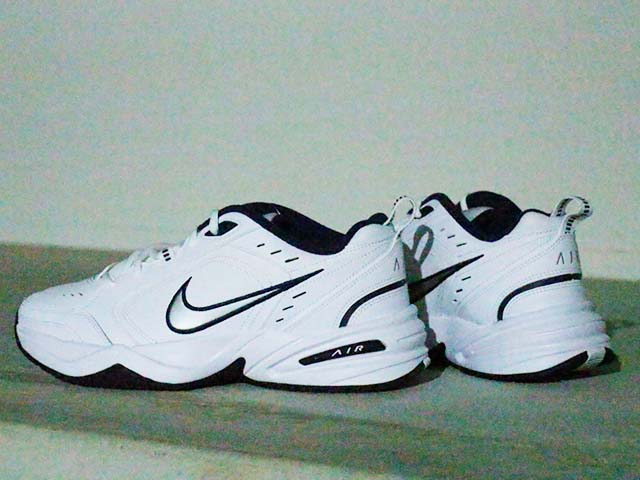 AIR MONARCH 4 WHITE/NAVY/METALLIC SILVER - 02