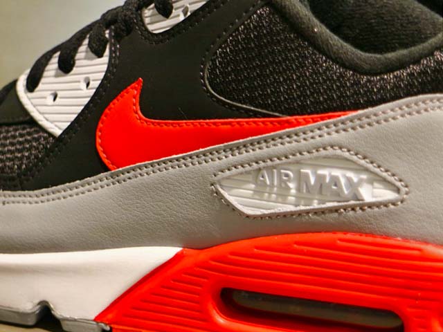 AIR MAX 90 ESSENTIAL “WOLF GREY/BRIGHT CRIMSON-BLACK” - 05