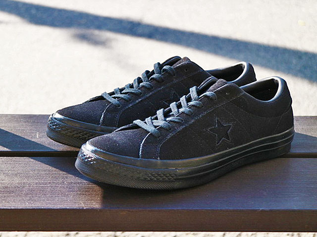 CONVERSE ONE STAR OX “BLACK SUEDE” - 02