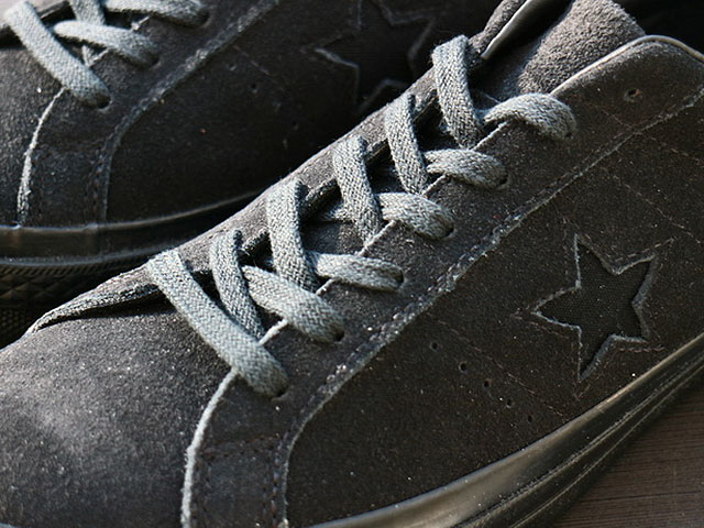 CONVERSE ONE STAR OX “BLACK SUEDE” - 03