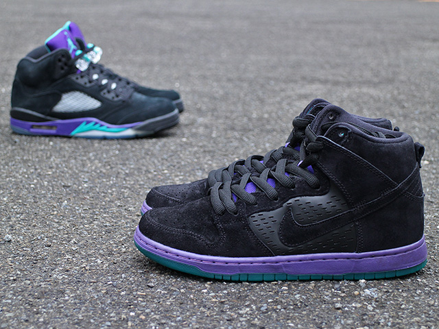 DUNK HIGH PREMIUM SB “AJ5-BLACK GRAPE” - 01