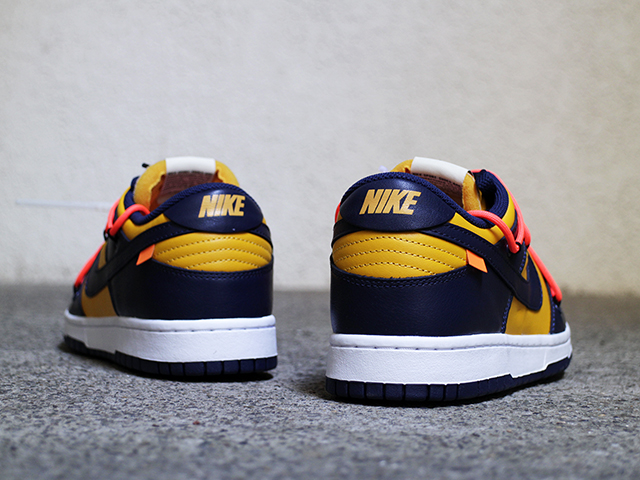 DUNK LOW LTHR “OFF-WHITE/MICHIGAN” - 05