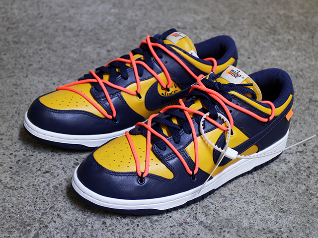 DUNK LOW LTHR “OFF-WHITE/MICHIGAN” - 02