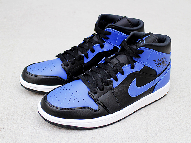 AIR JORDAN 1 MID “BLACK/HYPER ROYAL” - 02